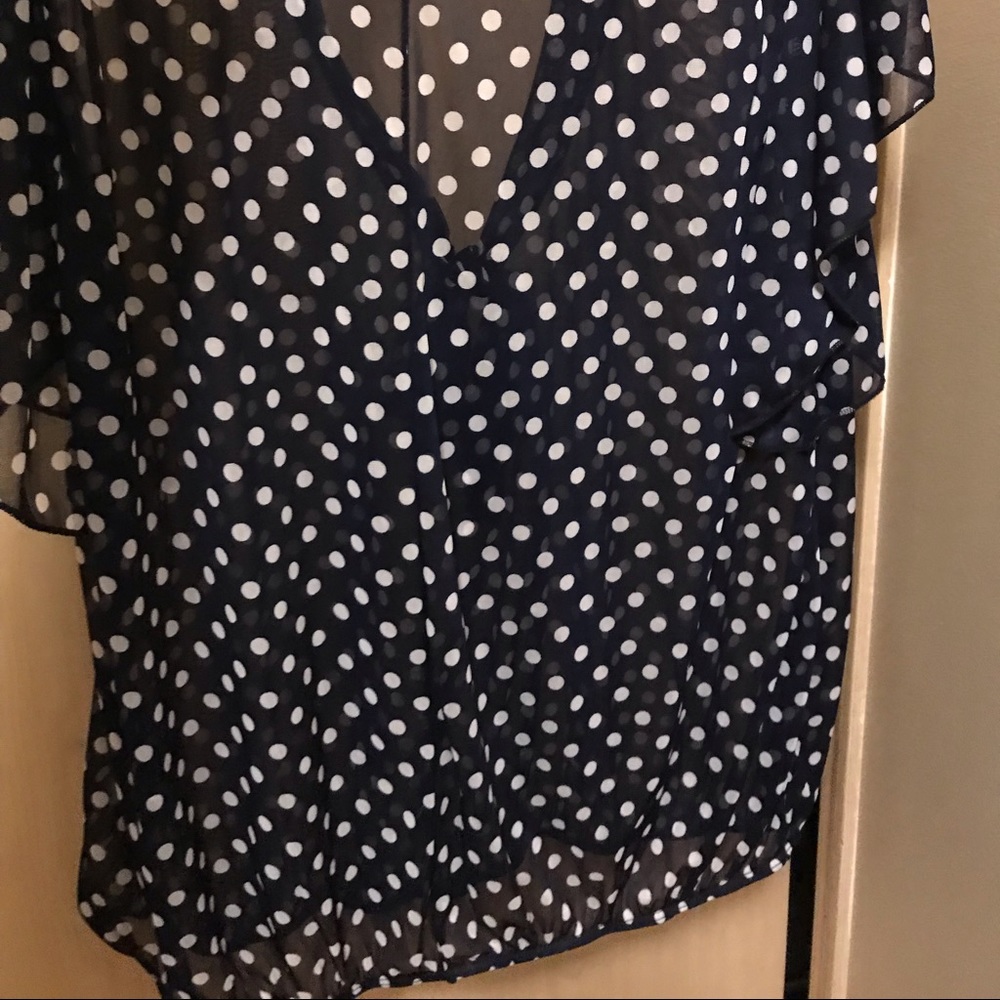 Sheer polka dot blouse - Picture 2 of 2